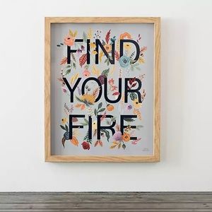 Kirkland Floral Find Your Fire Framed Art Print